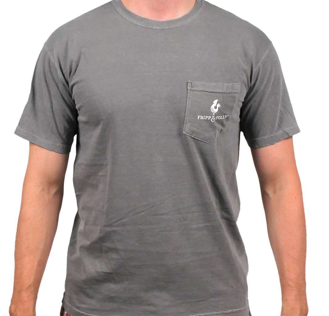 Three Guns Tee Grey by Fripp & Folly - Country Club Prep