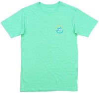 Tide to Trail Tee in Bermuda Teal by Southern Tide - Country Club Prep