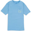 Tight Lines Pocket Tee in Ocean Channel by Southern Tide - Country Club Prep