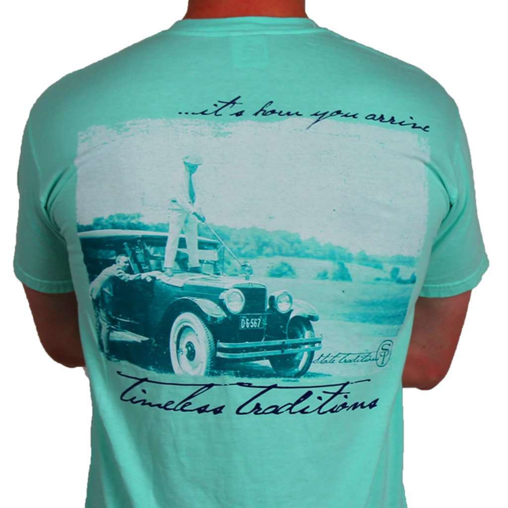 Timeless Traditions Golf T-Shirt in Island Reef Green by State Traditions - Country Club Prep