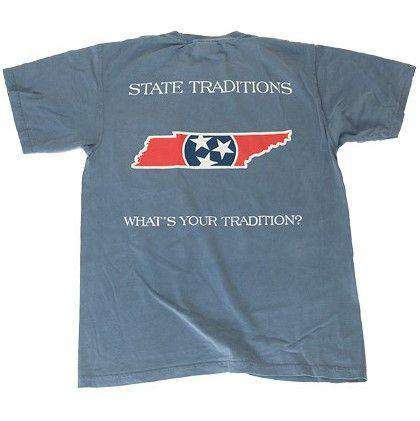 TN Traditional T-Shirt in Blue by State Traditions - Country Club Prep