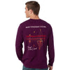 Toast to the Coast Long Sleeve T-Shirt in Black Raspberry by Southern Tide - Country Club Prep