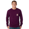 Toast to the Coast Long Sleeve T-Shirt in Black Raspberry by Southern Tide - Country Club Prep