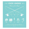 Tools of the Trade Long Sleeve Tee in Clearwater Blue by Over Under Clothing - Country Club Prep