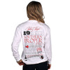 Top Ten Reasons Long Sleeve Tee in White by Southern Proper - Country Club Prep