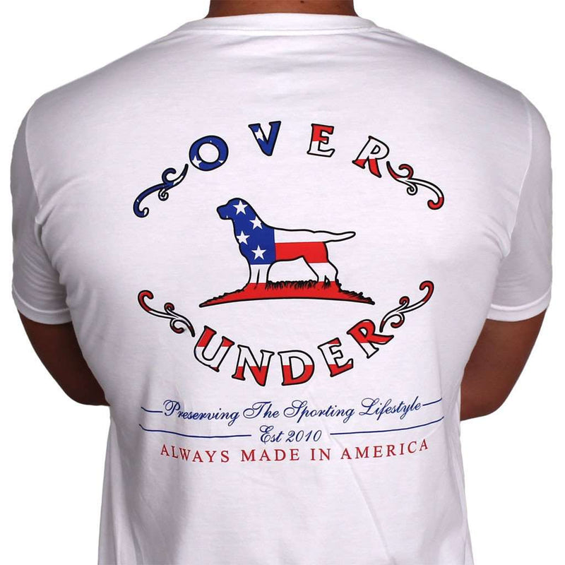 Tried and True Tee in White by Over Under Clothing - Country Club Prep