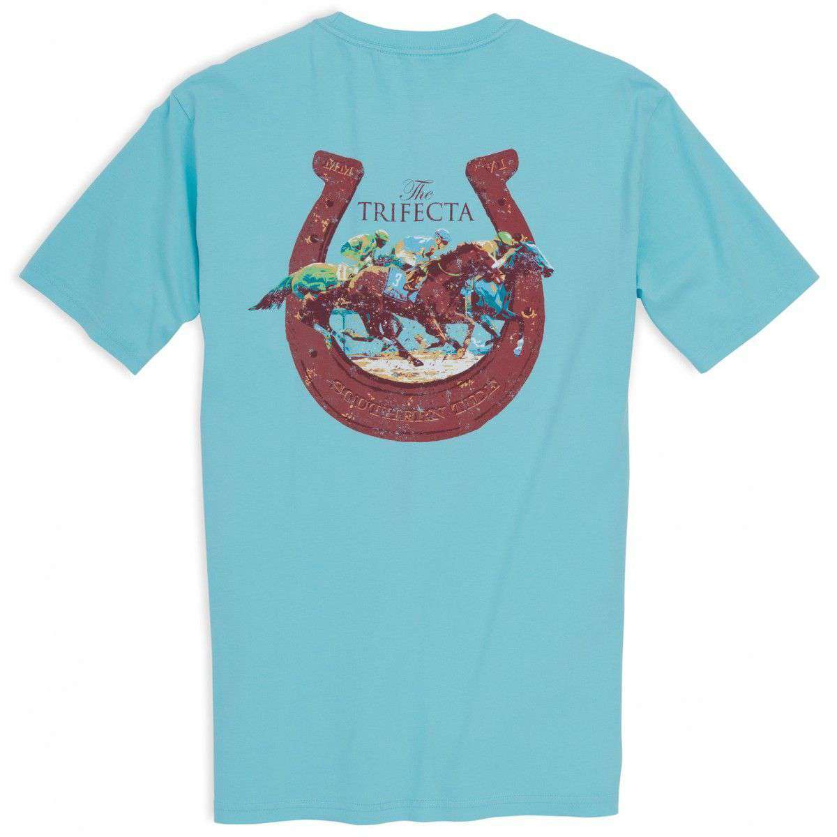 Trifecta Tee Shirt in Crystal Blue by Southern Tide - Country Club Prep