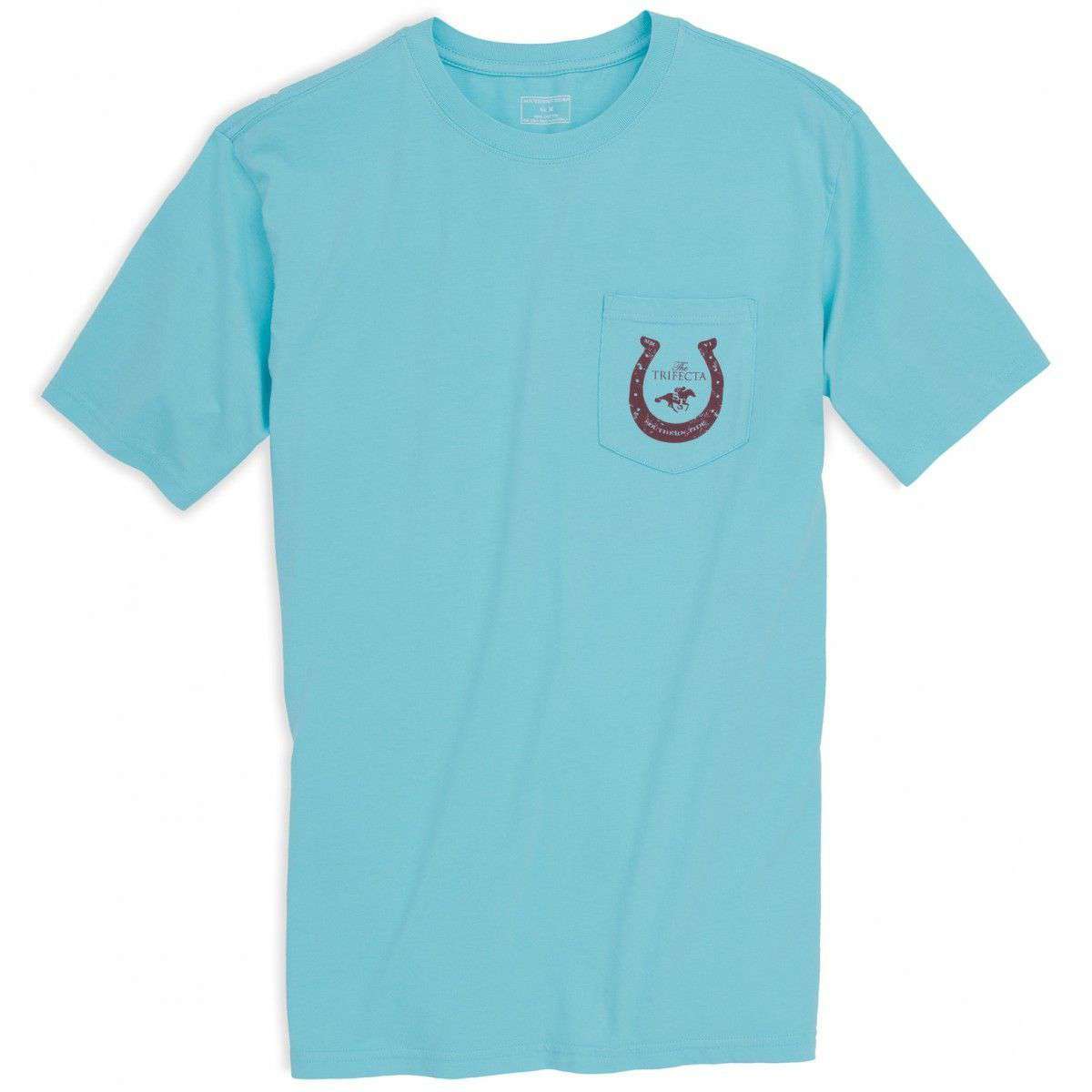 Trifecta Tee Shirt in Crystal Blue by Southern Tide - Country Club Prep