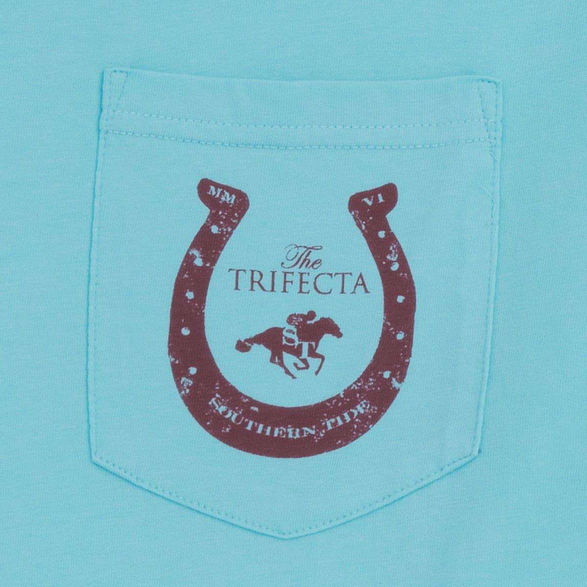 Trifecta Tee Shirt in Crystal Blue by Southern Tide - Country Club Prep