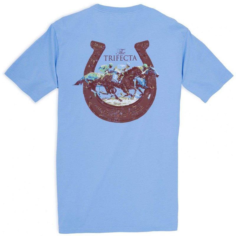 Trifecta Tee Shirt in Ocean Channel Blue by Southern Tide - Country Club Prep