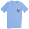 Trifecta Tee Shirt in Ocean Channel Blue by Southern Tide - Country Club Prep