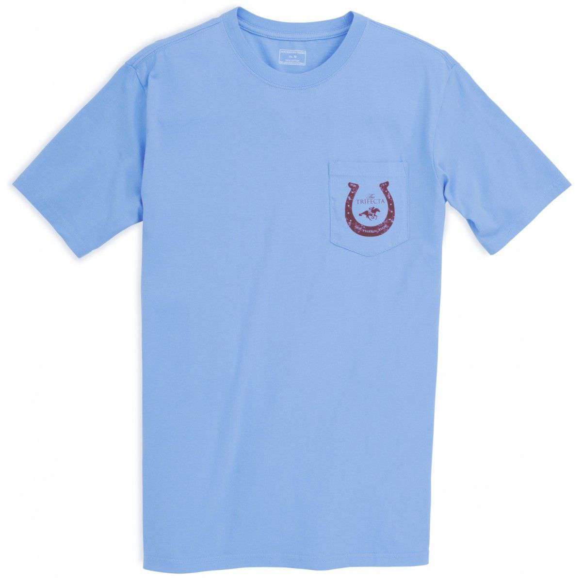 Trifecta Tee Shirt in Ocean Channel Blue by Southern Tide - Country Club Prep