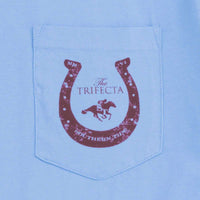Trifecta Tee Shirt in Ocean Channel Blue by Southern Tide - Country Club Prep