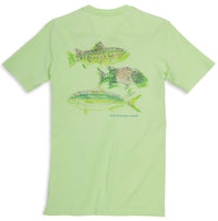 Triple Haul Tee in Lime by Southern Tide - Country Club Prep