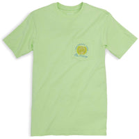 Triple Haul Tee in Lime by Southern Tide - Country Club Prep
