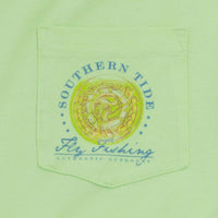 Triple Haul Tee in Lime by Southern Tide - Country Club Prep