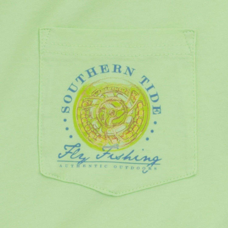 Triple Haul Tee in Lime by Southern Tide - Country Club Prep
