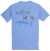 Triple Haul Tee in Ocean Channel by Southern Tide - Country Club Prep