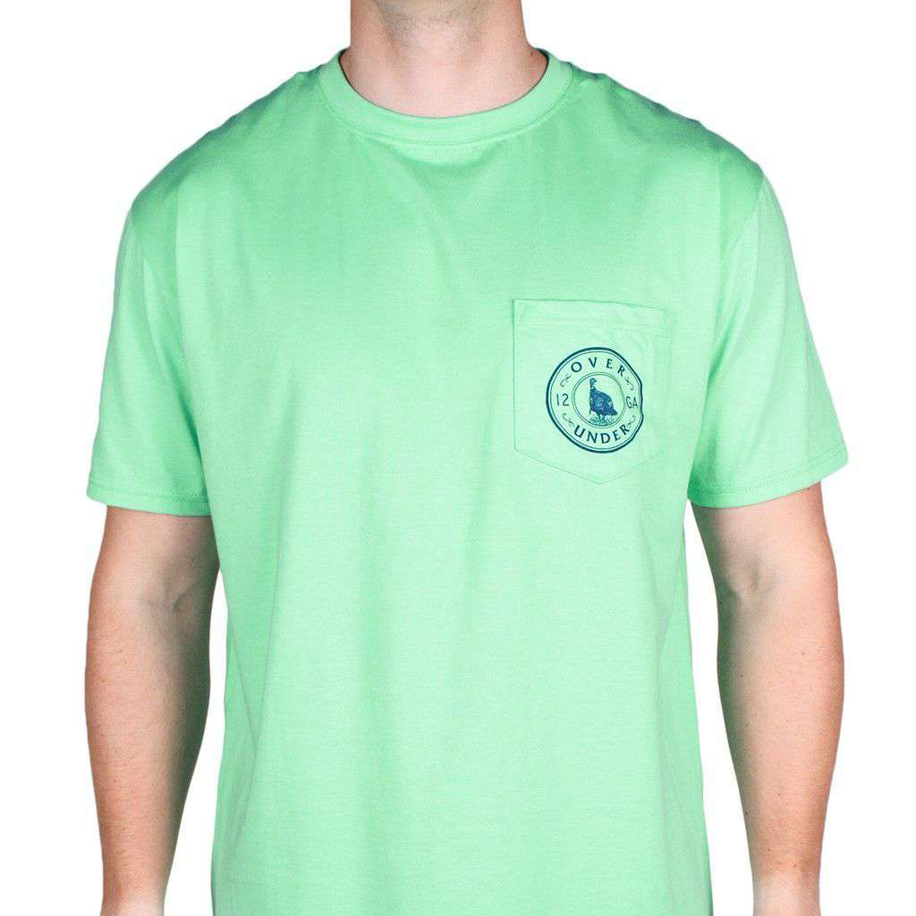 Turkey Shoot Tee in Bermuda Green by Over Under Clothing - Country Club Prep