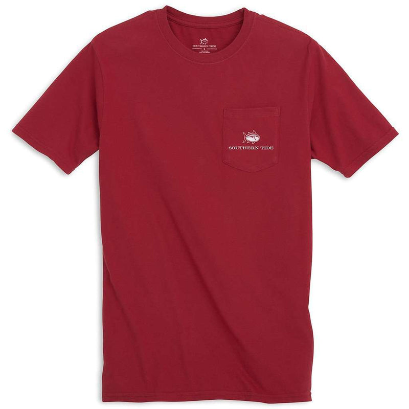 University of Alabama Skipjack Fill T-Shirt in Crimson by Southern Tide - Country Club Prep