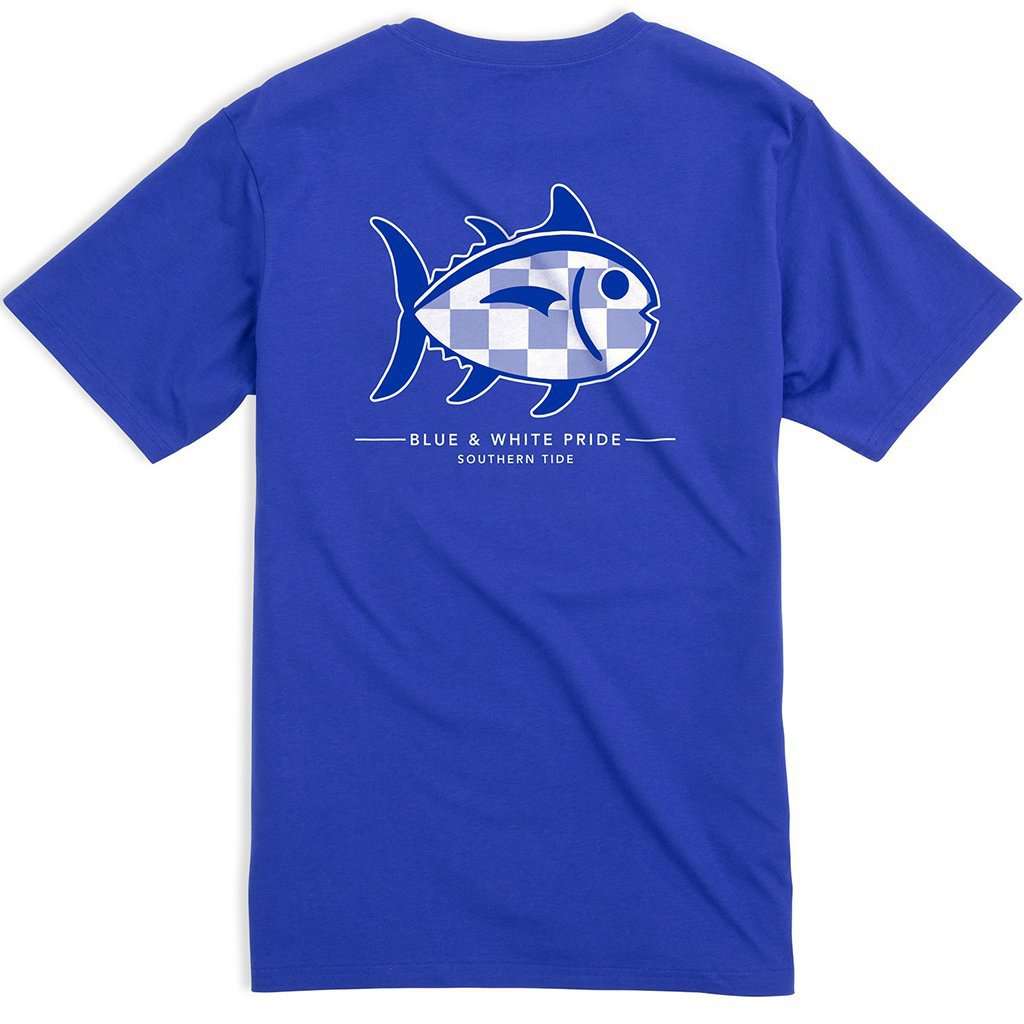 University of Kentucky Mascot Skipjack T-Shirt in University Blue by Southern Tide - Country Club Prep