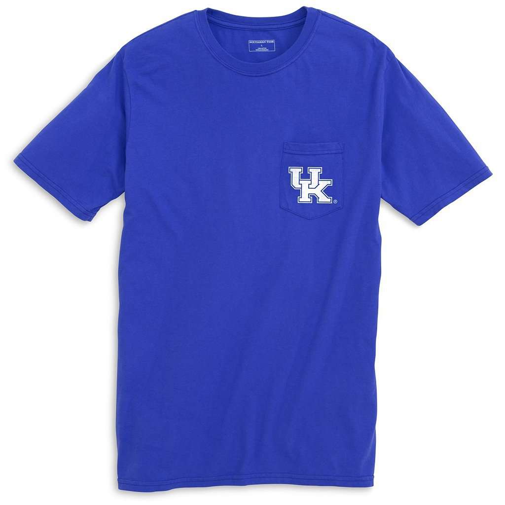 University of Kentucky Mascot Skipjack T-Shirt in University Blue by Southern Tide - Country Club Prep