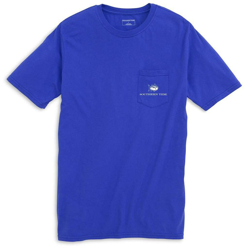 University of Kentucky Skipjack Fill T-Shirt in University Blue by Southern Tide - Country Club Prep