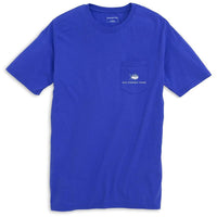 University of Kentucky Skipjack Fill T-Shirt in University Blue by Southern Tide - Country Club Prep