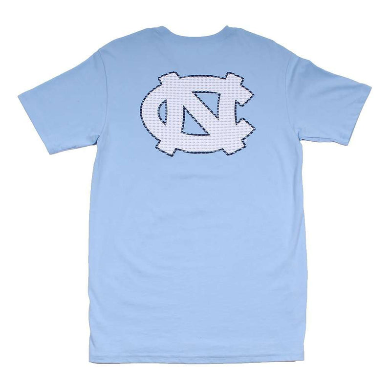 University of North Carolina Skipjack Fill T-Shirt in True Blue by Southern Tide - Country Club Prep