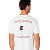 University of South Carolina Flag Tee Shirt in White by Southern Tide - Country Club Prep