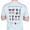 Use Protection Tee in Aqua by Southern Proper - Country Club Prep