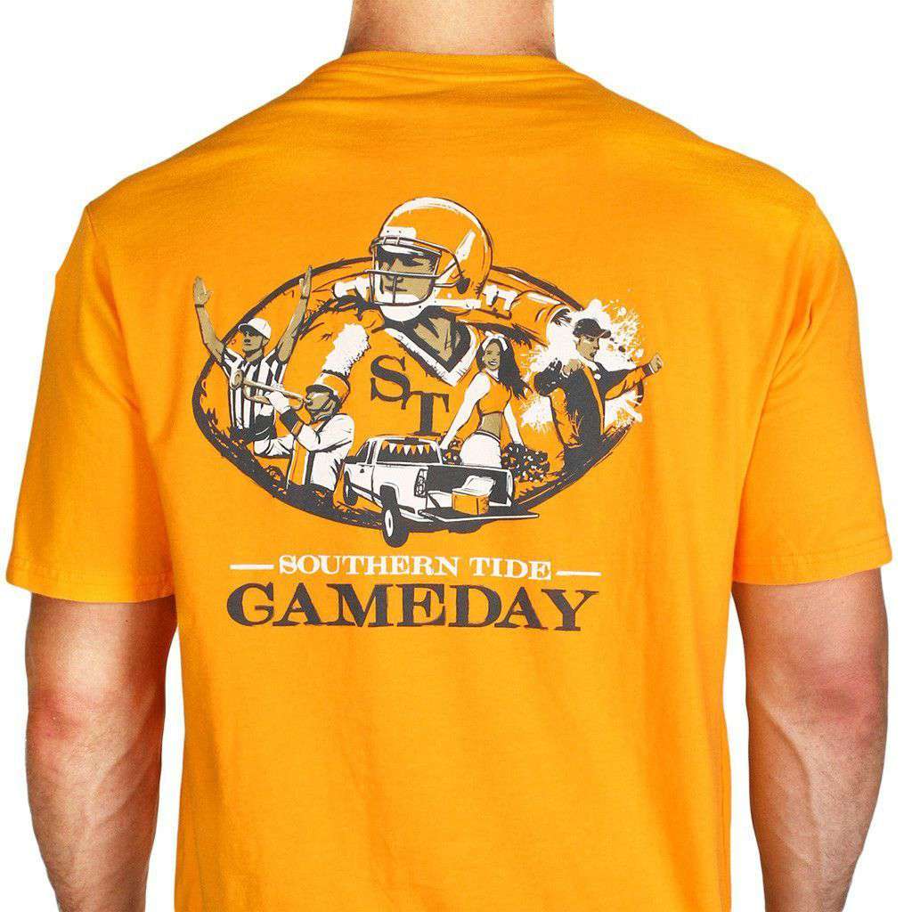 UT Gameday Tee in Rocky Top Orange by Southern Tide - Country Club Prep