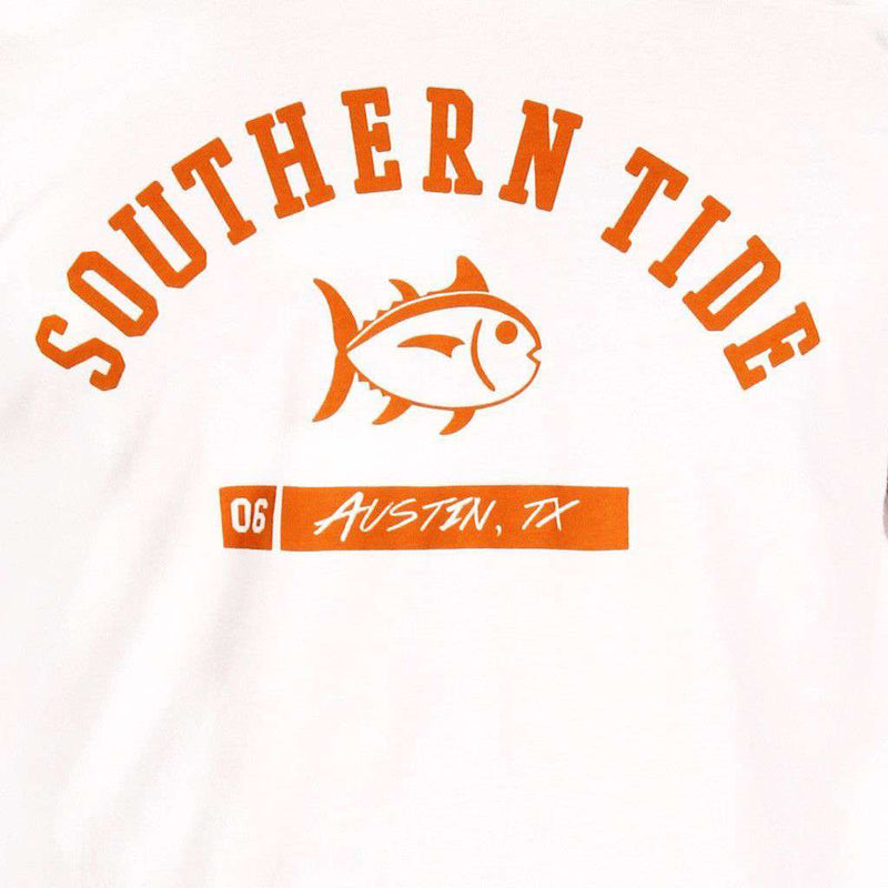UT Long Sleeve Campus Tee in White by Southern Tide - Country Club Prep