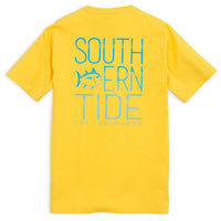 Vibrant Skipjack Tee Shirt in Citrus Yellow by Southern Tide - Country Club Prep