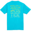 Vibrant Skipjack Tee Shirt in Scuba Blue by Southern Tide - Country Club Prep