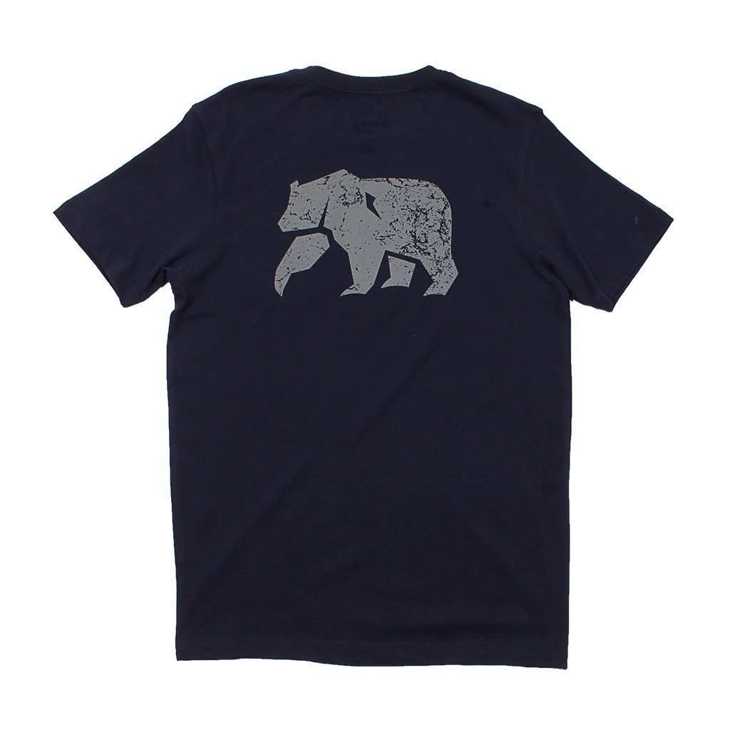 Vintage Bear Tee in Navy by The Normal Brand - Country Club Prep