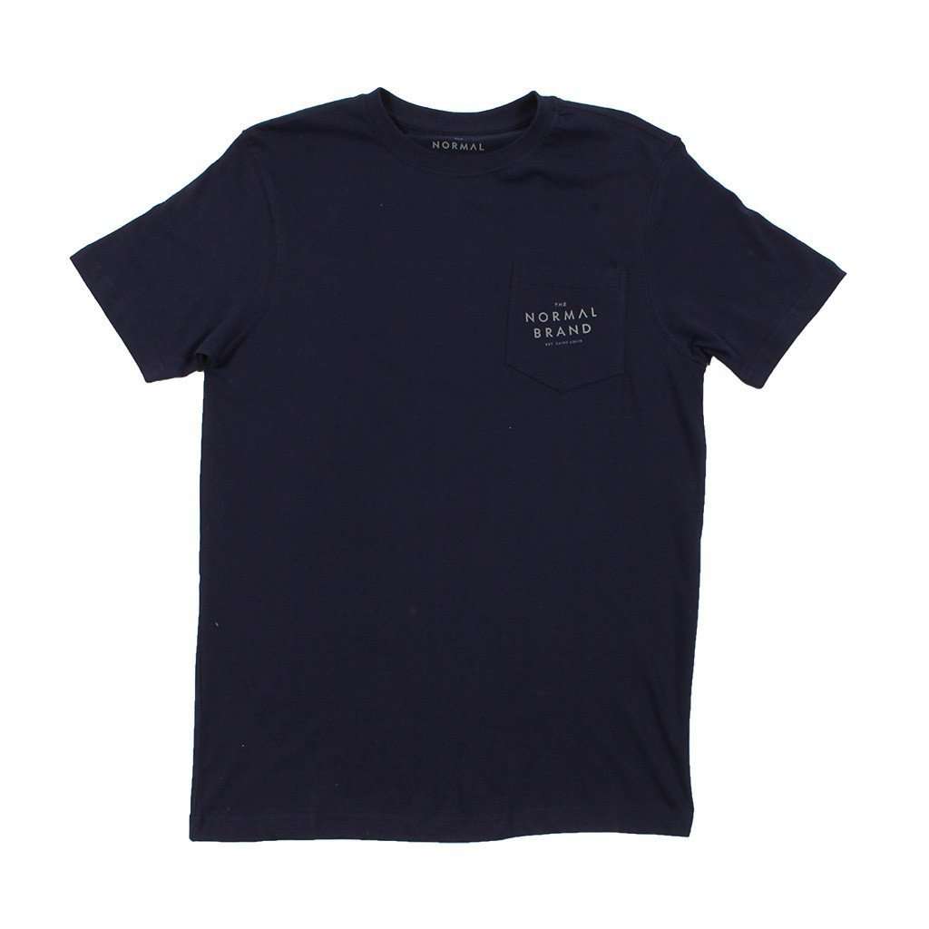 Vintage Bear Tee in Navy by The Normal Brand - Country Club Prep