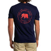 Vintage Circle Back Tee in Navy by The Normal Brand - Country Club Prep