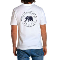 Vintage Circle Back Tee in White by The Normal Brand - Country Club Prep