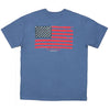 Vintage Flag Tee Shirt in Bluestone by Southern Marsh - Country Club Prep