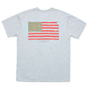 Vintage Flag Tee Shirt in Light Gray by Southern Marsh - Country Club Prep