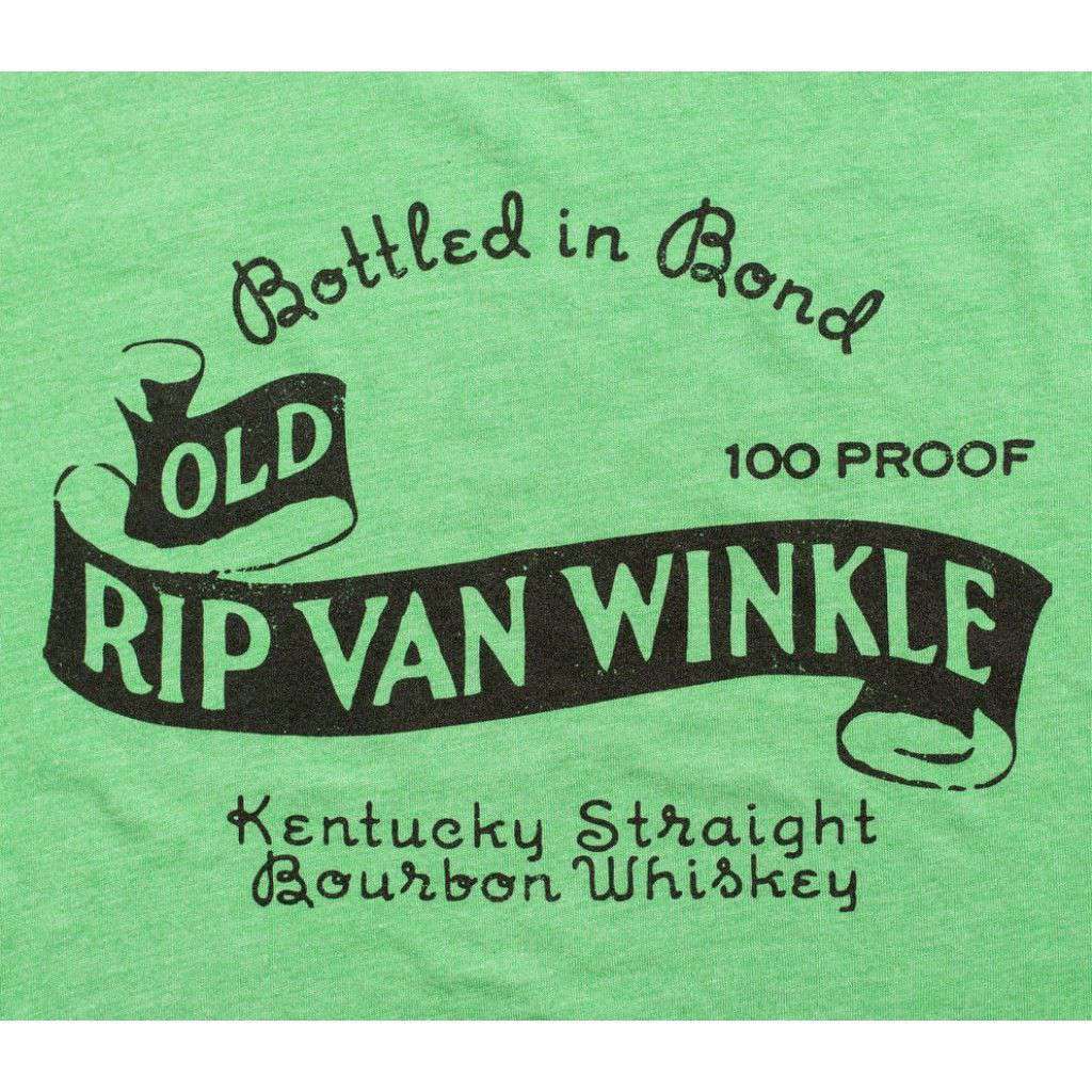 Vintage Old Rip Van Winkle Tee in Green by Pappy Van Winkle - Country Club Prep