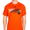Virginia Cavaliers Performance Tee Shirt in Orange by Under Armour - Country Club Prep