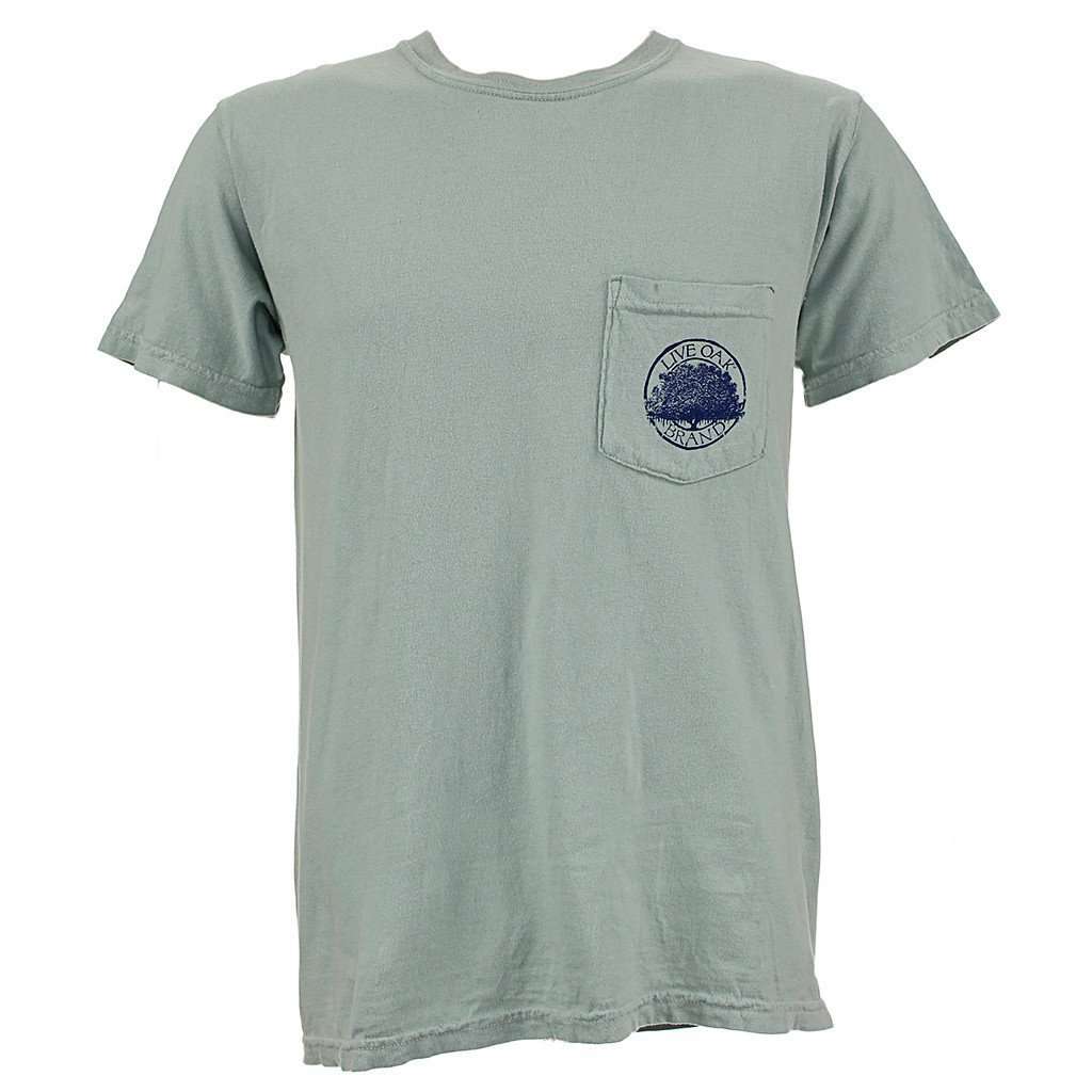 Virginia Crab License Plate Tee Shirt in Bay by Live Oak - Country Club Prep