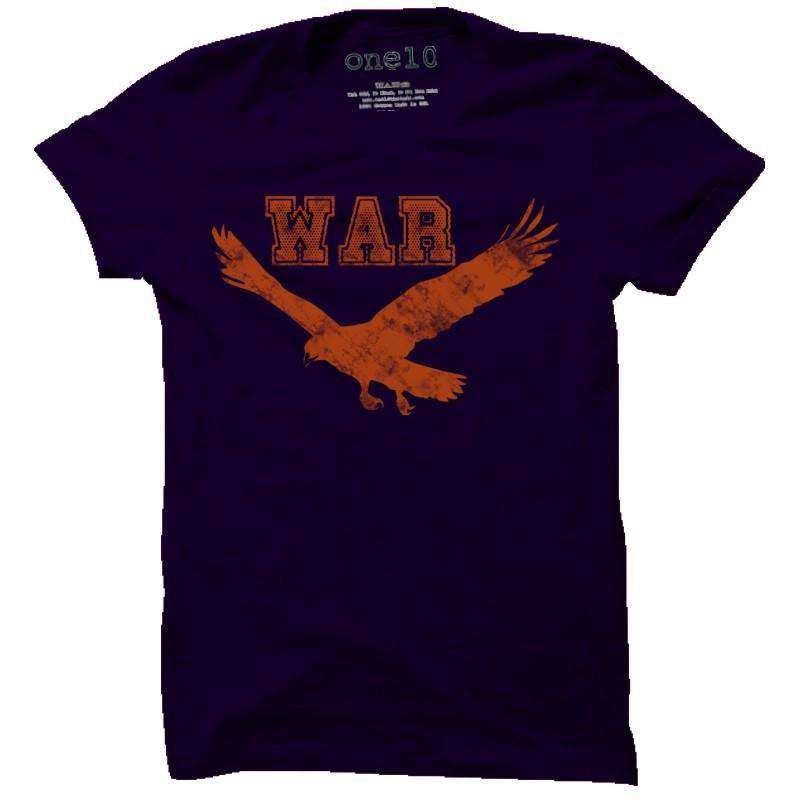 War Eagle Tee in Navy by One 10 Threads - Country Club Prep