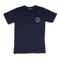 Wavy Tee Shirt in Navy by Waters Bluff - Country Club Prep
