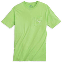 Weathered Skipjack Tee Shirt in Summer Green by Southern Tide - Country Club Prep