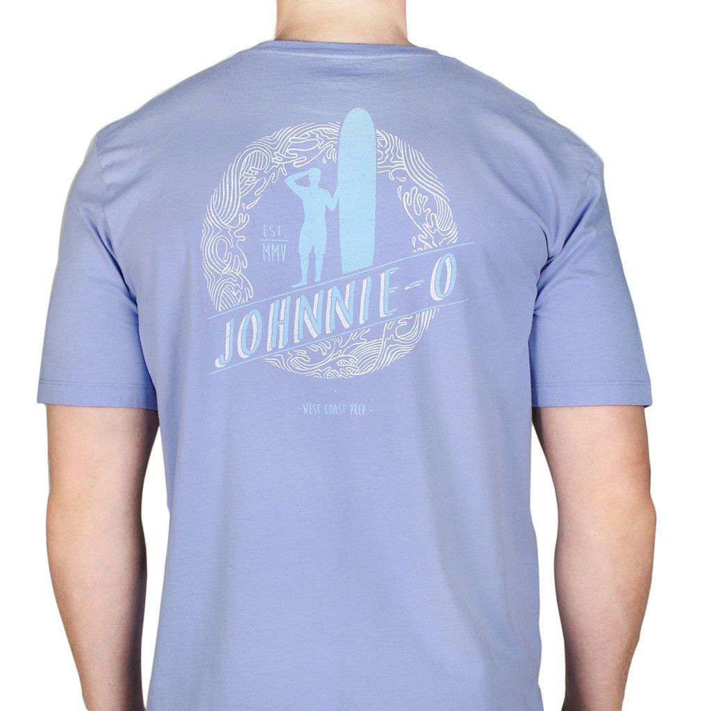 Westwind Graphic Tee Shirt in Silver Lake by Johnnie-O - Country Club Prep