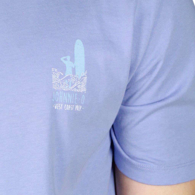 Westwind Graphic Tee Shirt in Silver Lake by Johnnie-O - Country Club Prep