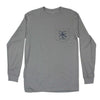 When Men Were Men Long Sleeve Tee in Hurricane Grey by Over Under Clothing - Country Club Prep